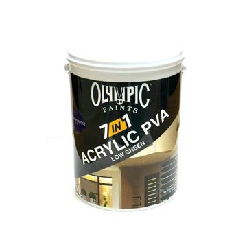 Olympic Paint 7 in 1 PVA 5LT Stone Grey