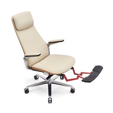 Modern High Back Boss Office Chair with Footrest