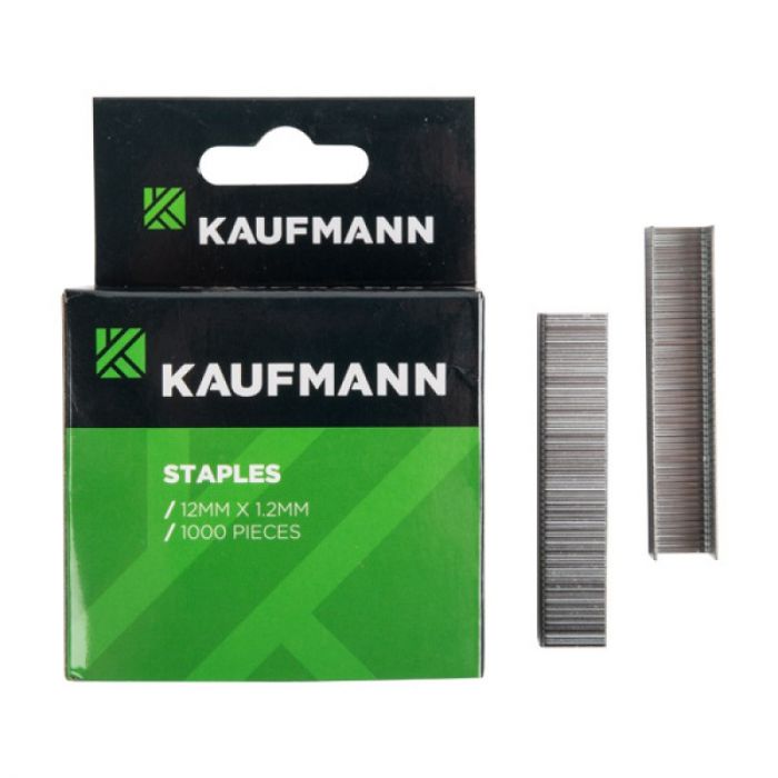 Kaufmann - H/Duty Staples 8mmx1000 P/Pack - 3 Pack