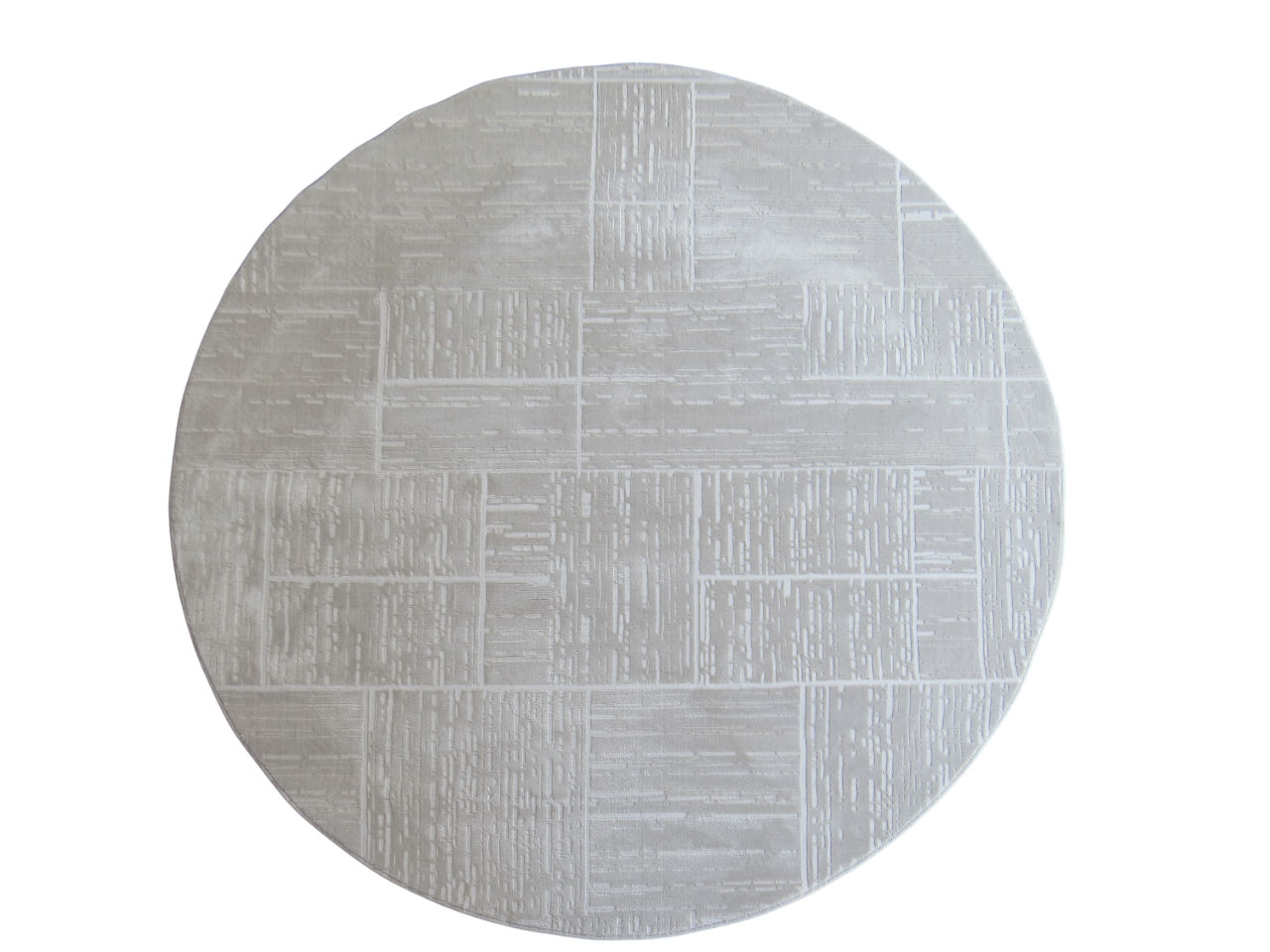 BK Carpets & Rugs – Modern Round  Rug   - Beige   - Cream  -  2m x 2m