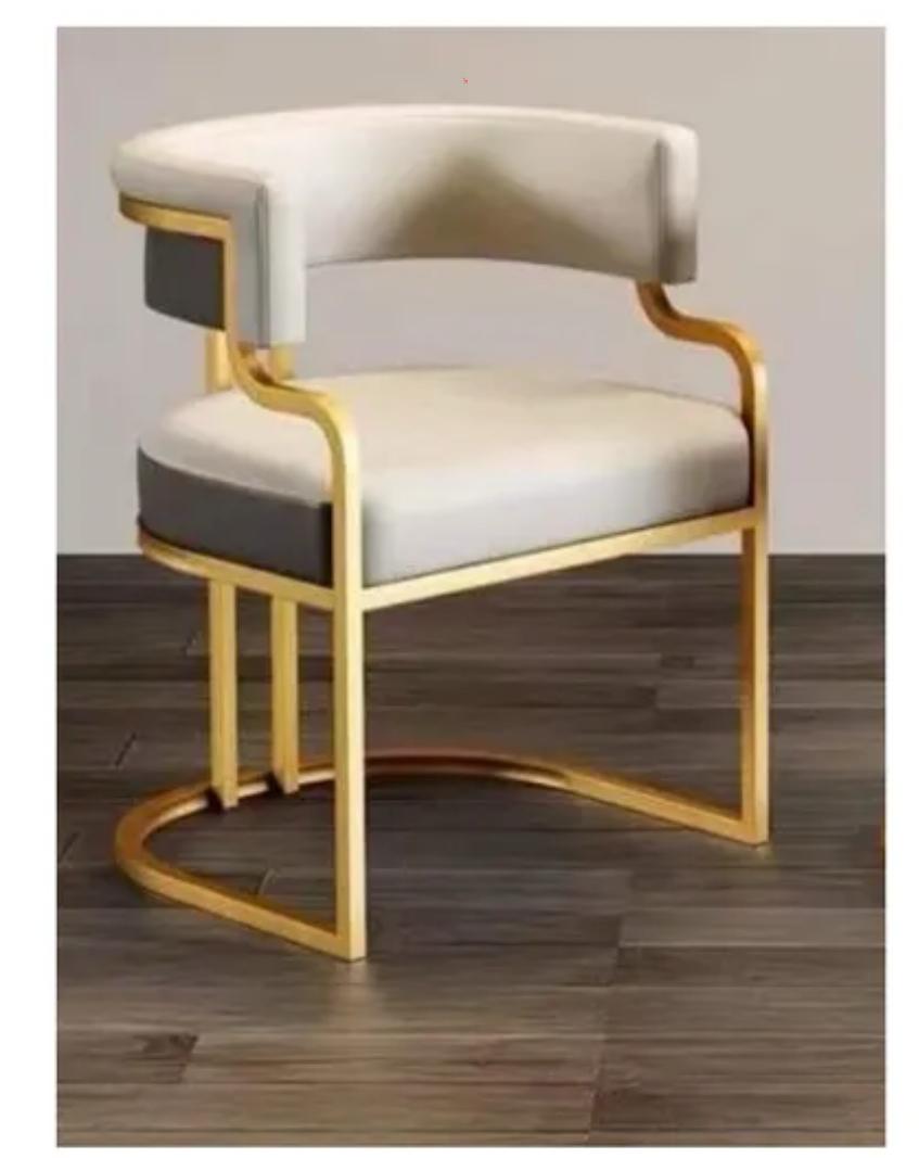 EFURN- KZ Glamour Dining  Chair with Gold frame