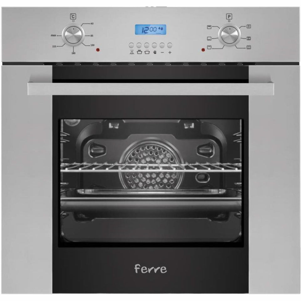 Ferre 60cm 9 Function Electric Built in Oven Stainless Steel- FBBO902 ...