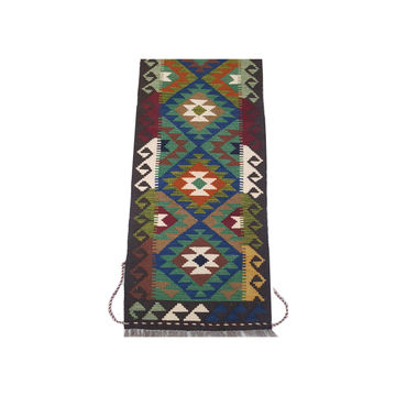 Beautiful Handmade Maimana kilim 196 x 59 cm