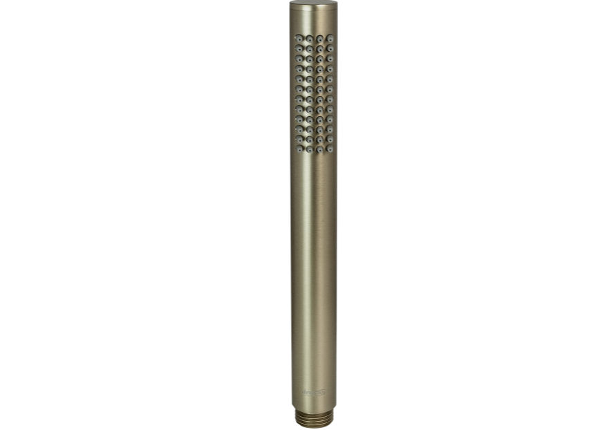 Devario Shower Handle Round Brass -Gun Metal Grey