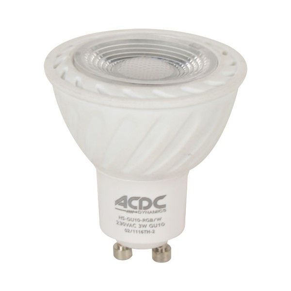 230VAC RGB + White LED Lamp 5W GU10
