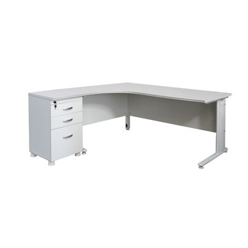 MaqelepoFurn - Ken Office Desk (White)