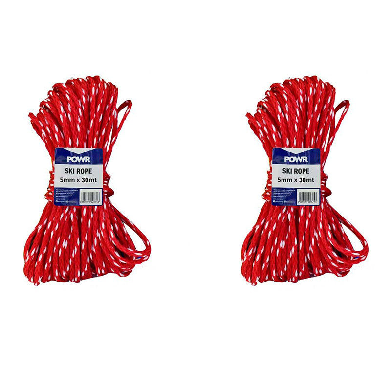 POWR Ski Rope Hanks 5mm x 30M ( 2 Pack )