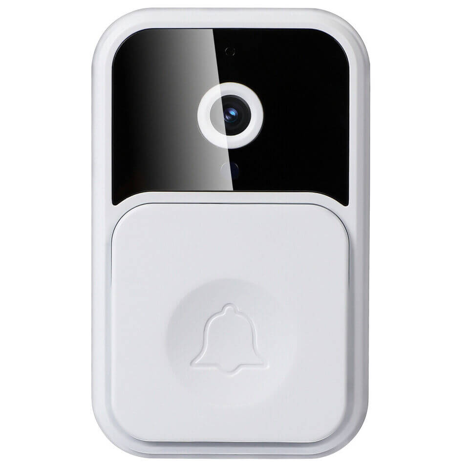 Wireless Smart Video Doorbell - Black