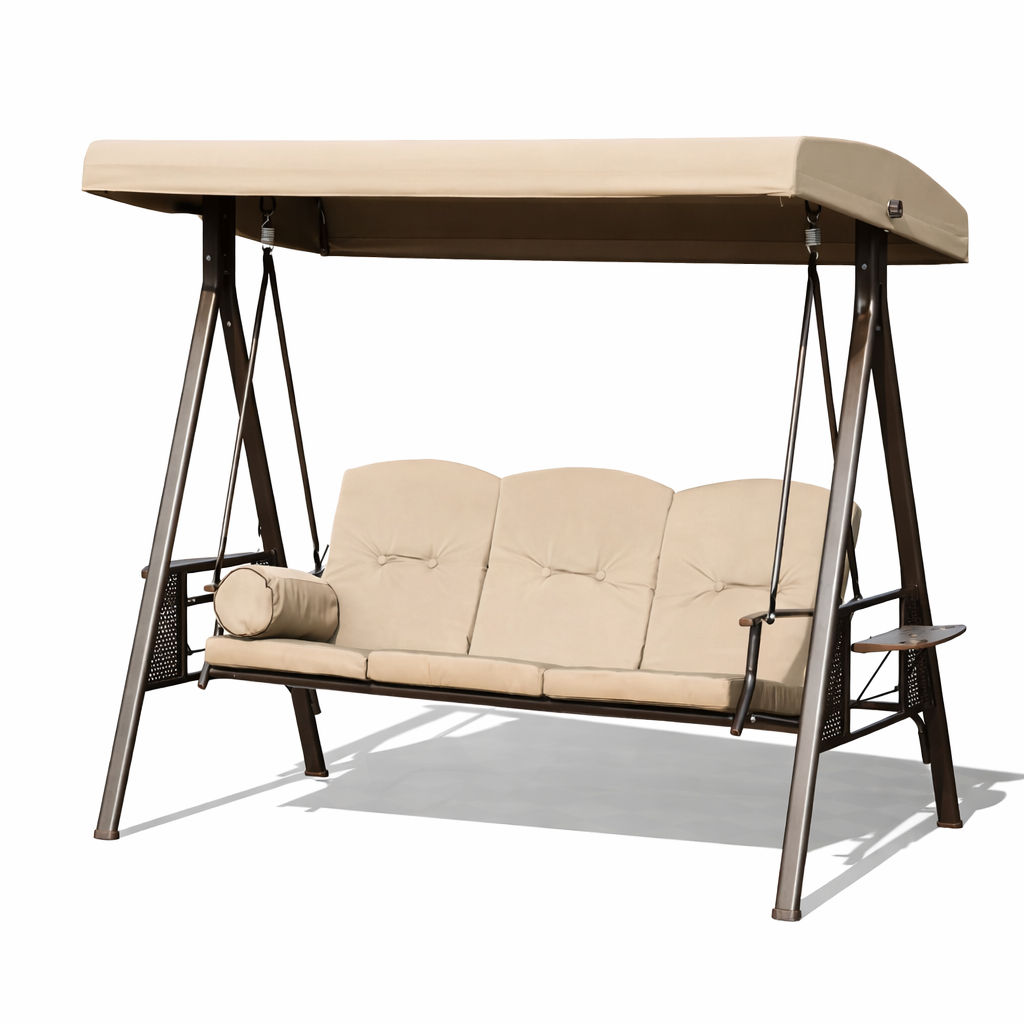3 Seater Outdoor Canopy Swing Chair