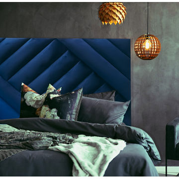 Diagonal Panel Headboards -Double