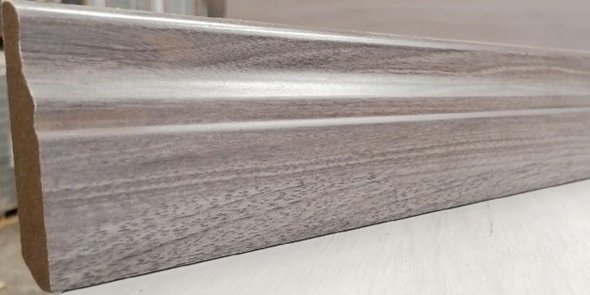Skirting Fur Oak MDF Gloss Finnish 80mm x 14mm x 2400mm