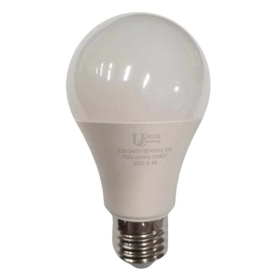 United Electrical Led Day/Night Sensor Cw E27 9W 3 Pack