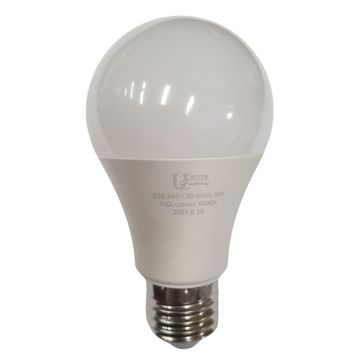 United Electrical Led Day/Night Sensor Cw E27 9W 3 Pack