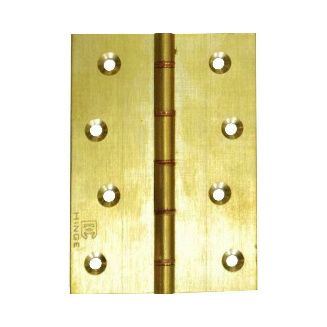 Solid brass butt hinge with copper washers