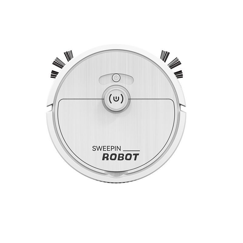 Sweeping Robot Vacuum Cleaner Rechargeable Wireless 1200pa For Home /White