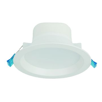 100-230VAC, 12W, LED Downlight, Daylight, Alu/Glass, Ø180x65