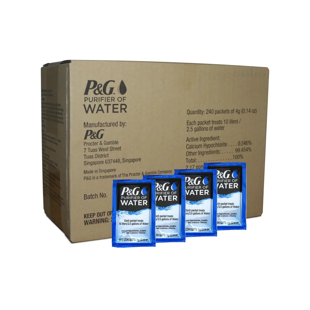 P&G Water Treatment Sachets Box of 240