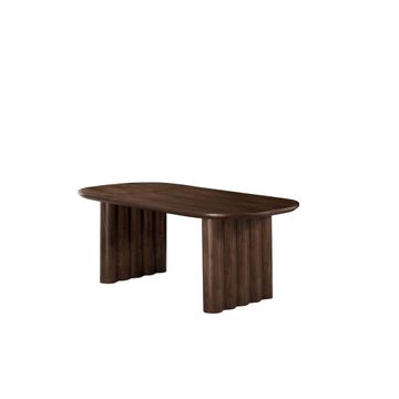 Gaia Dining Table - Brown Walnut - 2M