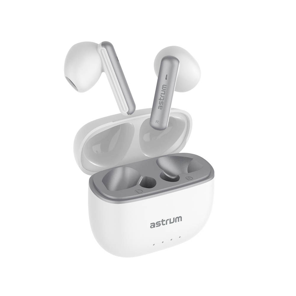 Astrum ENC True Wireless Bluetooth Earbuds - ET340 - White