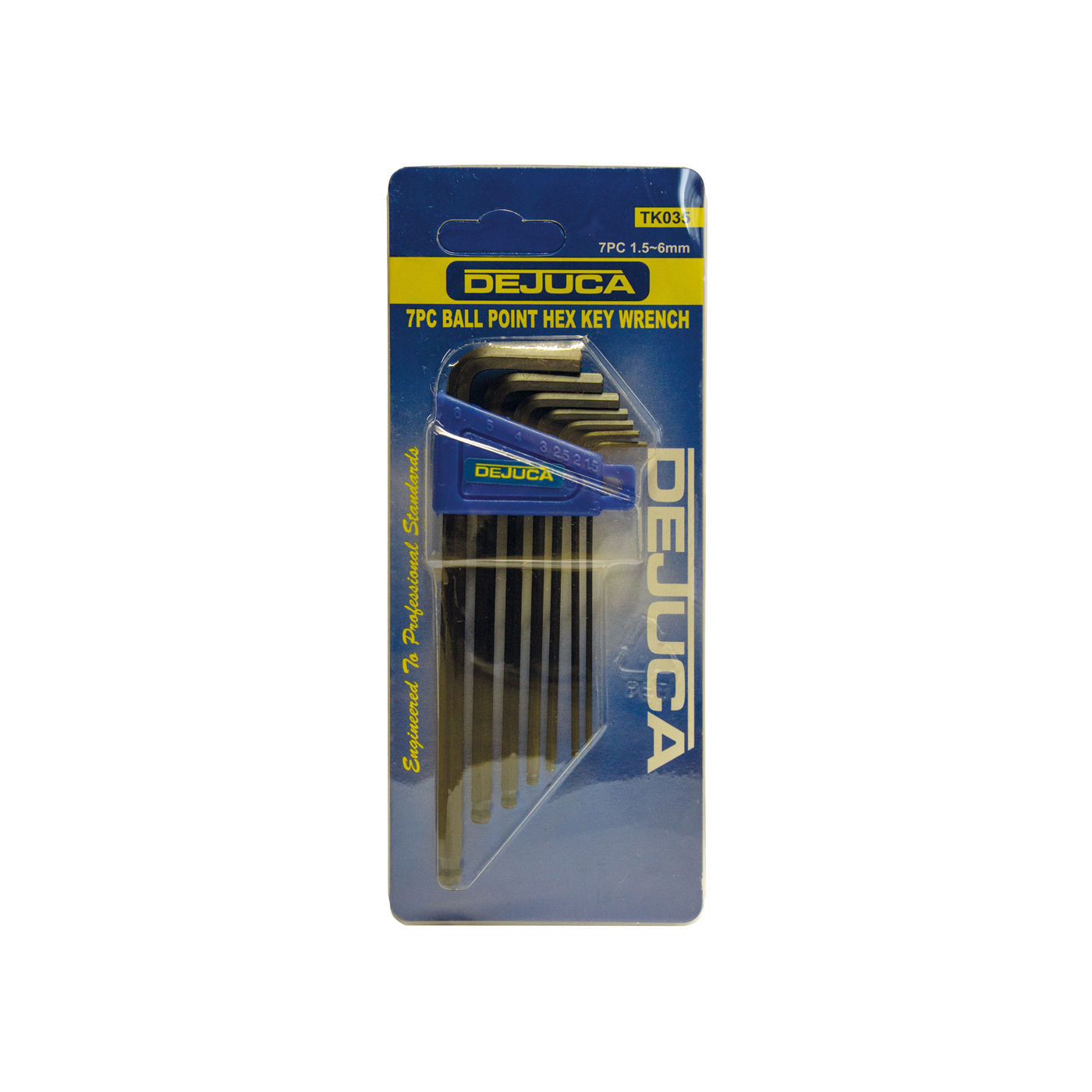 Dejuca - Allen Key Set - Ball - Long - 1.5-6mm - 7/piece - 3 Pack