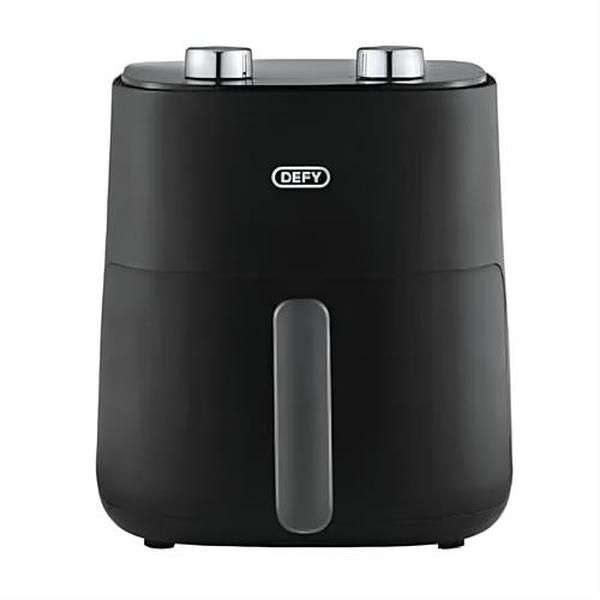 Defy 4.7L Manual Airfryer Black With Silver Accents