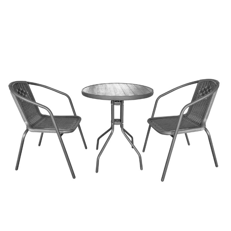 Milos Cafe Set - Grey
