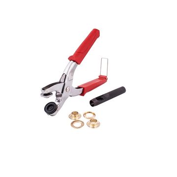 Tork Craft - Grommet Setting Tool Kit C/W 10Piece Eyelets 12mm - 2 Pack