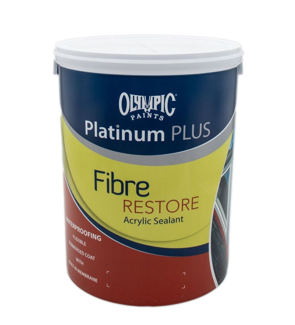 Olympic Paint Fibre Restore 5LT Black