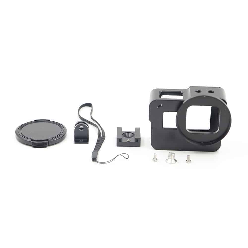 Action Mounts Aluminium Housing shell & lens cap for gopro 5/6/7