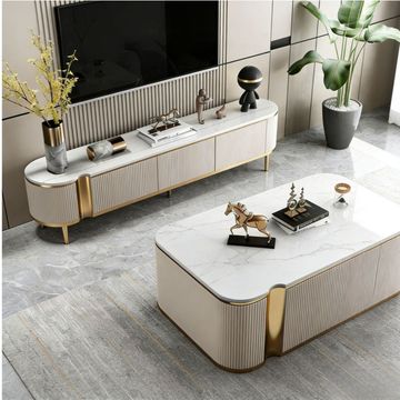 TV Stand and Coffee Table Set