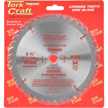 Blade Tct 165 X 40T 20/16 General Purpose Combination