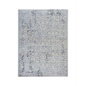 BK Carpets & Rugs - Modern Asbtract Indoor Rug - 2m x 2,7m -  Blue Grey , Dark Grey Specs & White