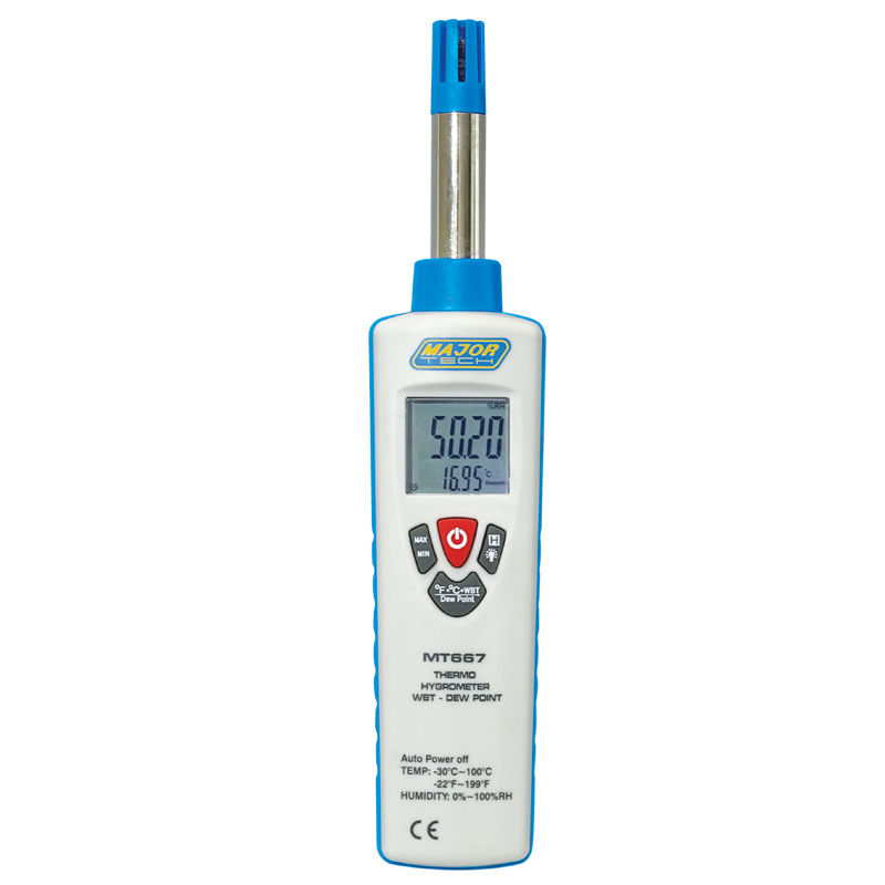 Thermo-Hygrometer (MT667) - Major Tech