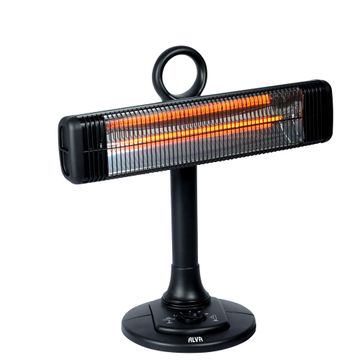 ALVA Electric Infrared Short Patio Heater Adjustable Directional Head Carbon Heating Element