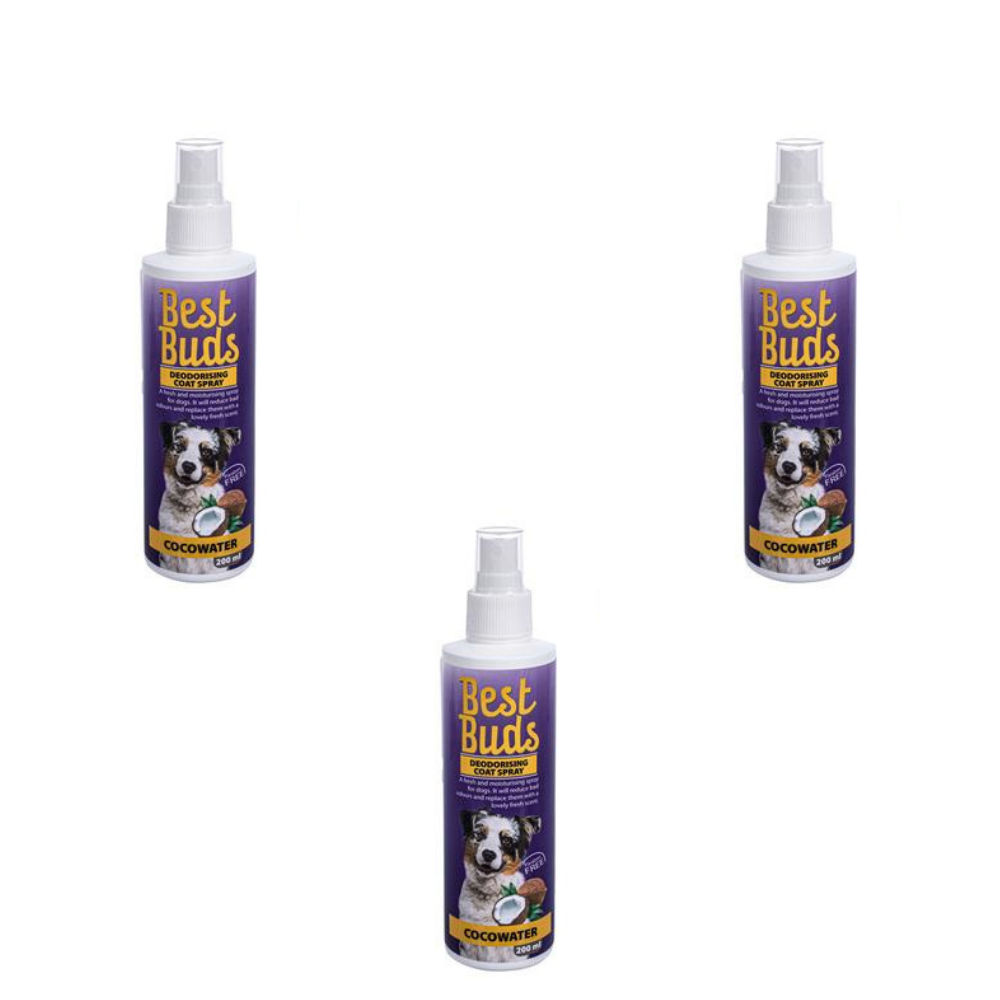 Best buds deodorising coat spray 200ml 3 bottles