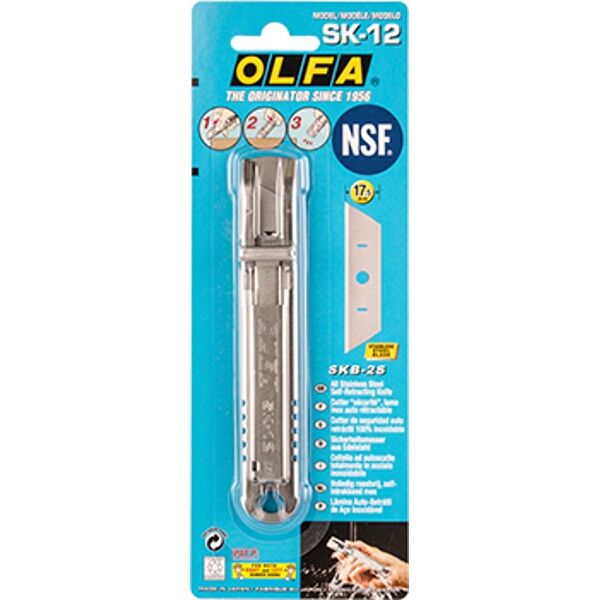 OLFA STAINLESS STEEL SAFETY KNIFE