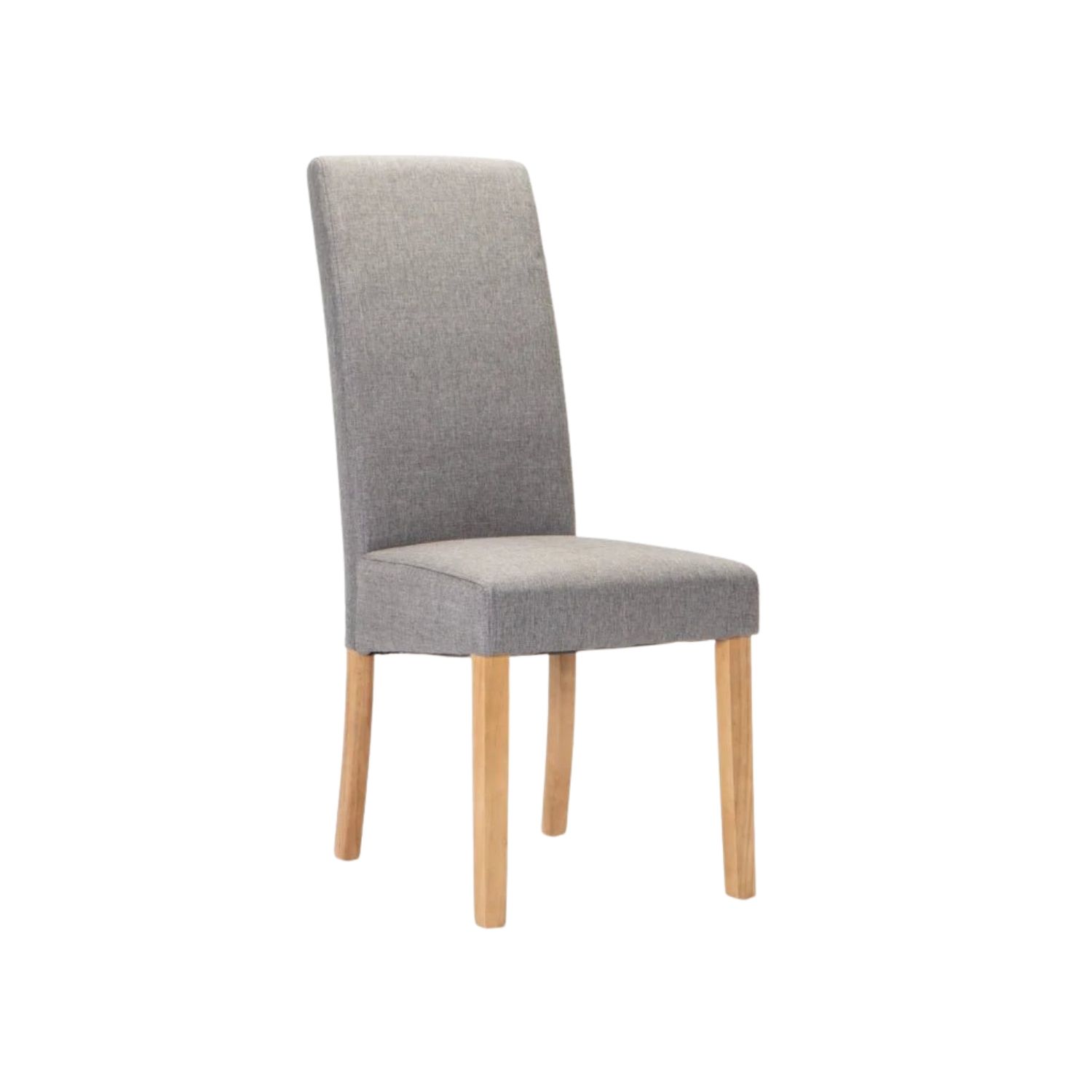 Deluxe Fabric Upholstered Dining Chair - Dark Grey