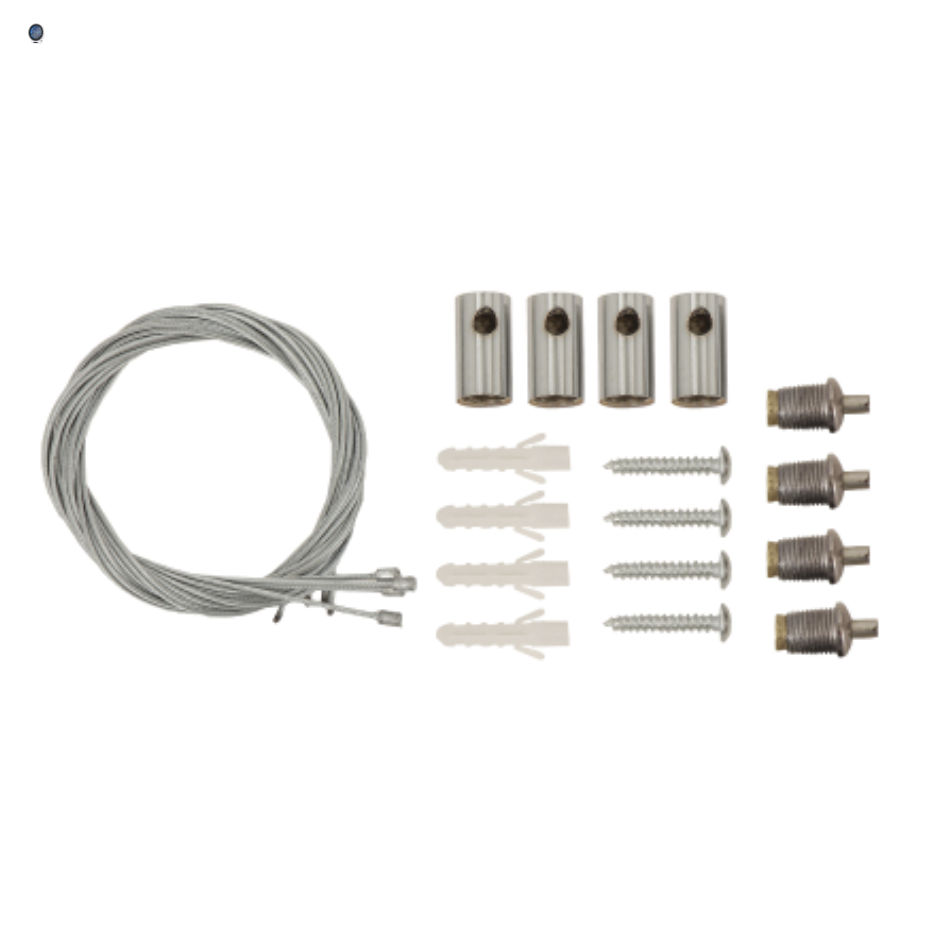 Suspension Parts to Convert Panel from a Flush Mount Ceiling Fitting