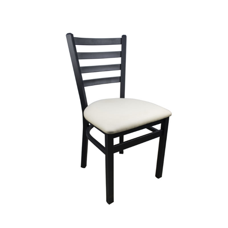 Vividitto - Metal Ladder-Back Chair - Beige