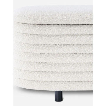 Storage ottoman Boucle