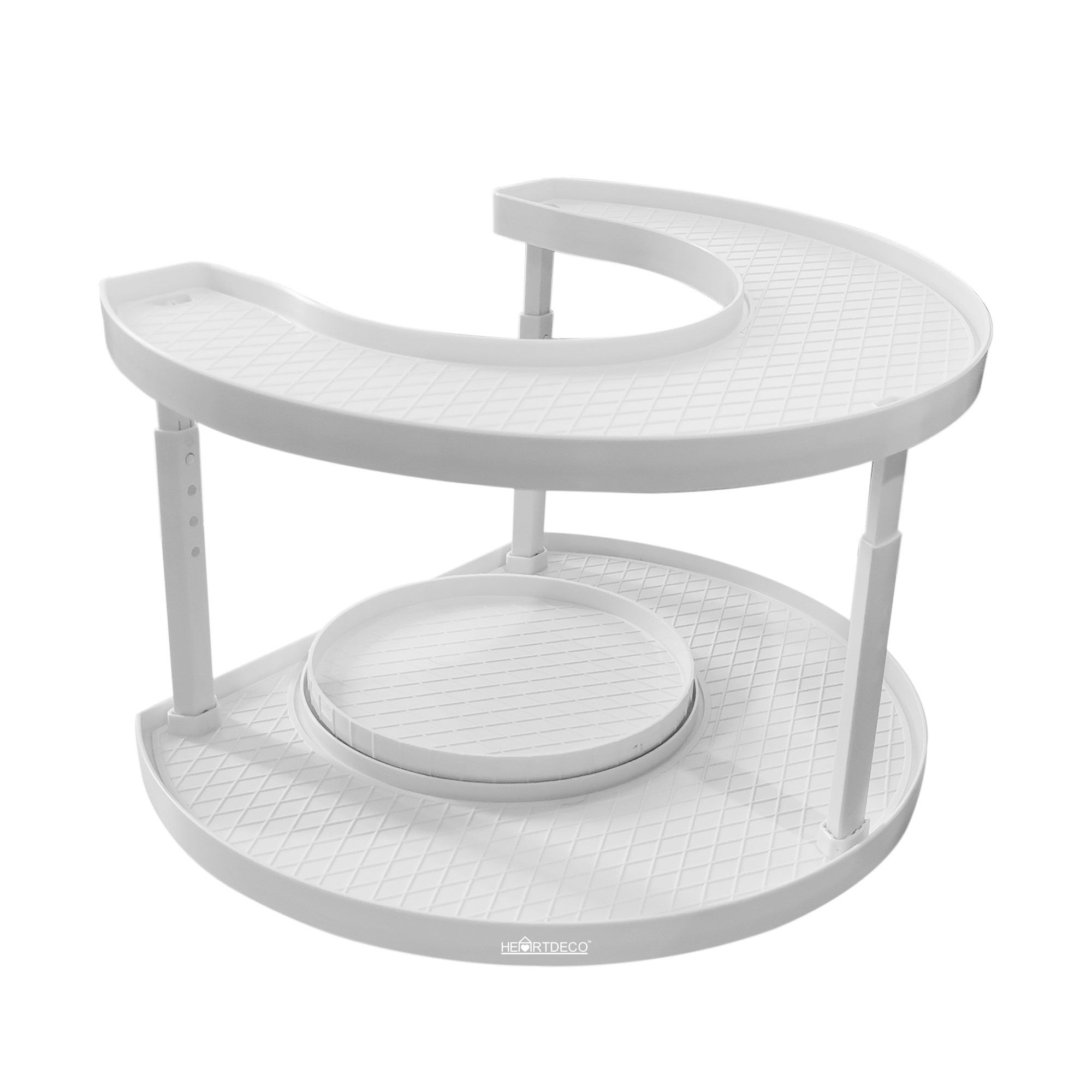 2 Tier Rotating Spice Rack Organizer