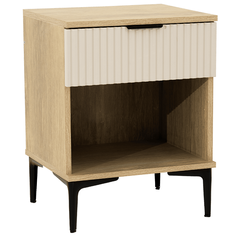 Nova Pedestal Oak & Cotton