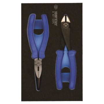 King Tony - Pliers Set Side/C And Long/N 200mm 2 Piece Eva Foam