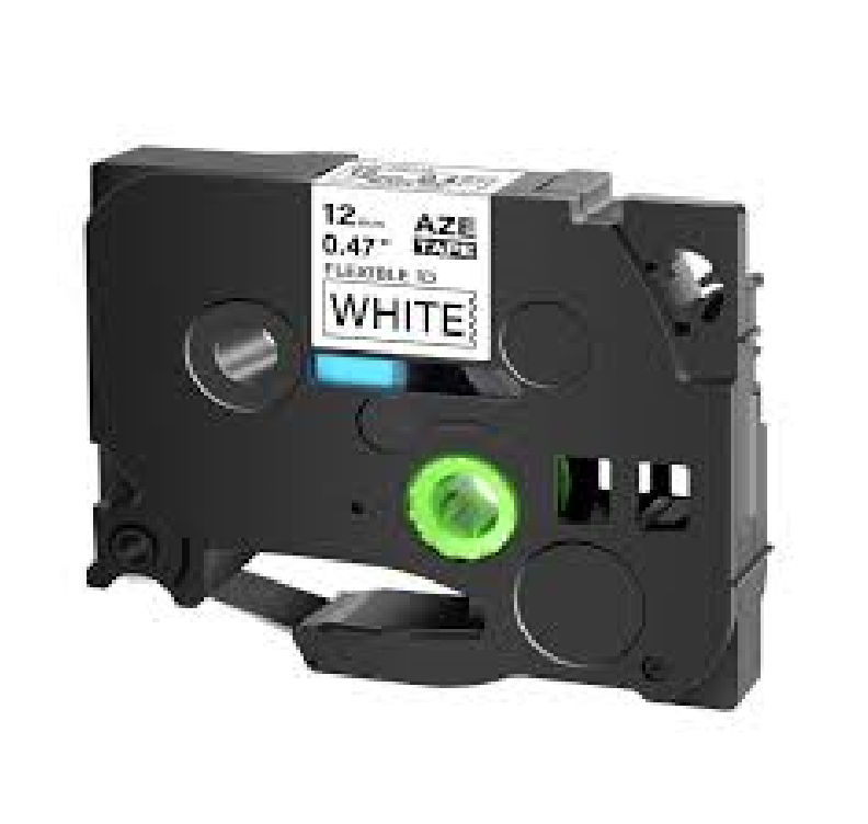 Brother TZ-FX231 Flexible - Compatible Label Tape (Black On White) 12mm*8m