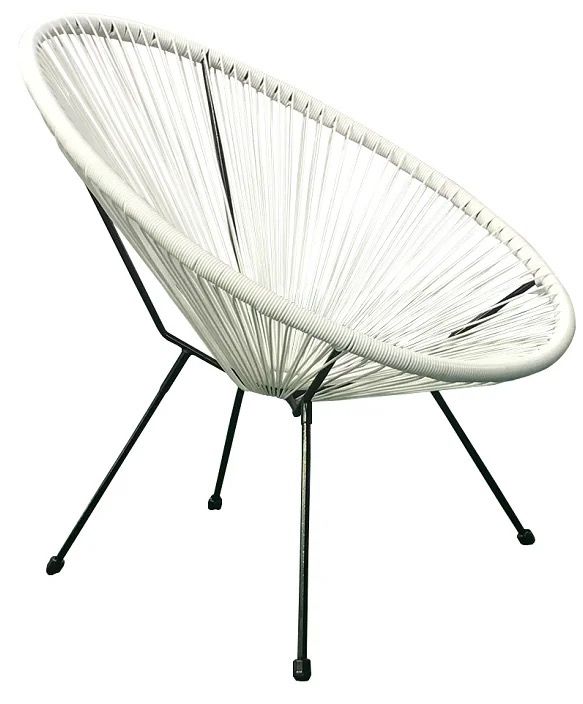 Shoreline Rattan Chair – Comfortable Outdoor Seating for Ultimate Relaxation - WHITE