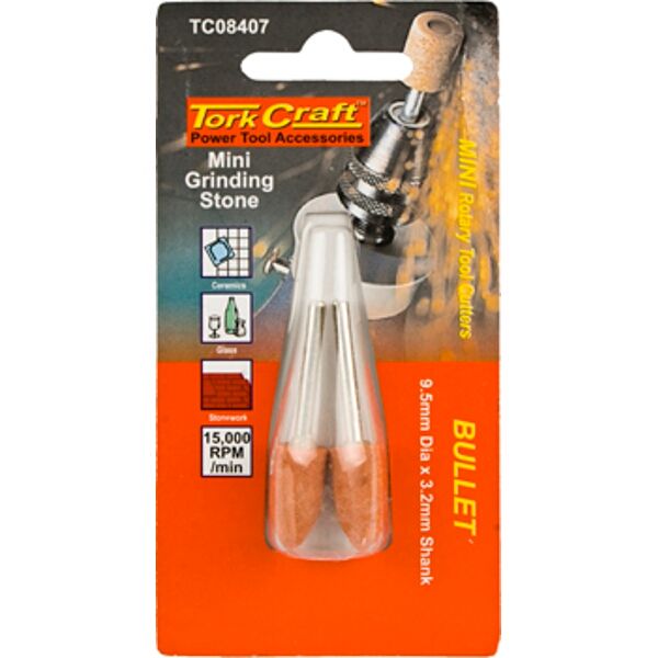 Mini Grinding Stone 9.5Mm Bullet 3.2Mm Shank