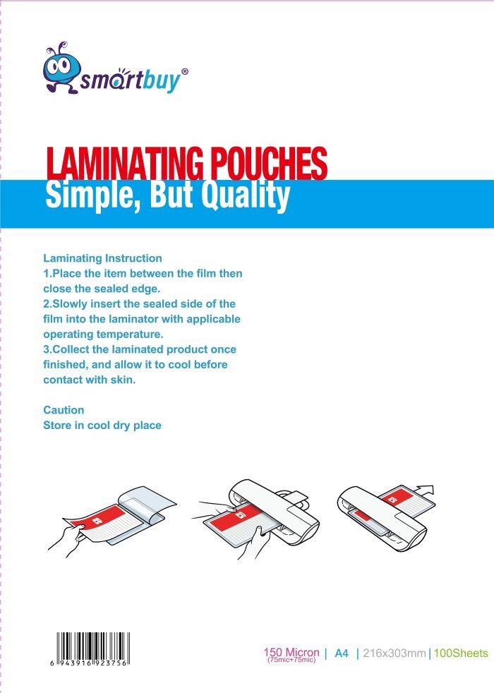 A4 Laminating Pouch 150 Micron 216X303mm