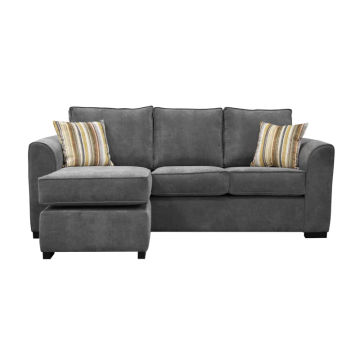 Celest 3 Seater Corner Couch -Grey
