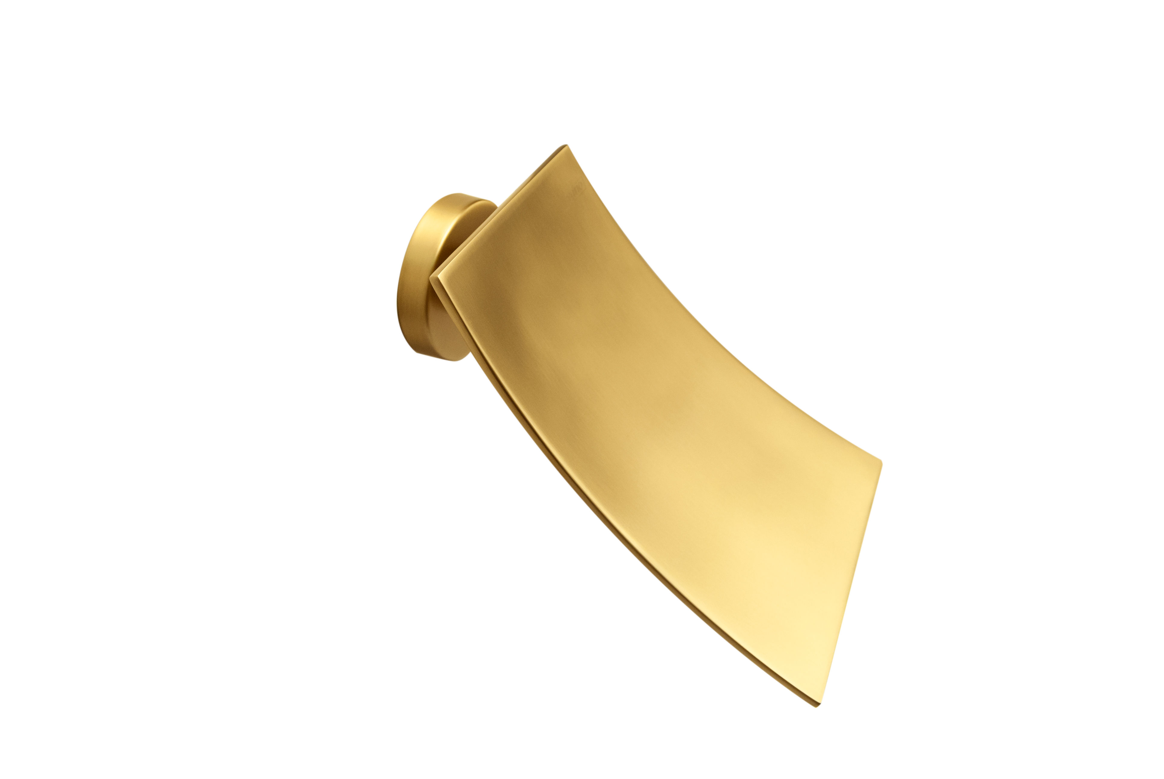 Devario Waterfall Wall Spout 100*120mm - Brushed Gold