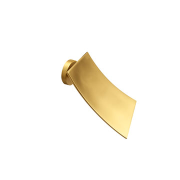 Devario Waterfall Wall Spout 100*120mm - Brushed Gold